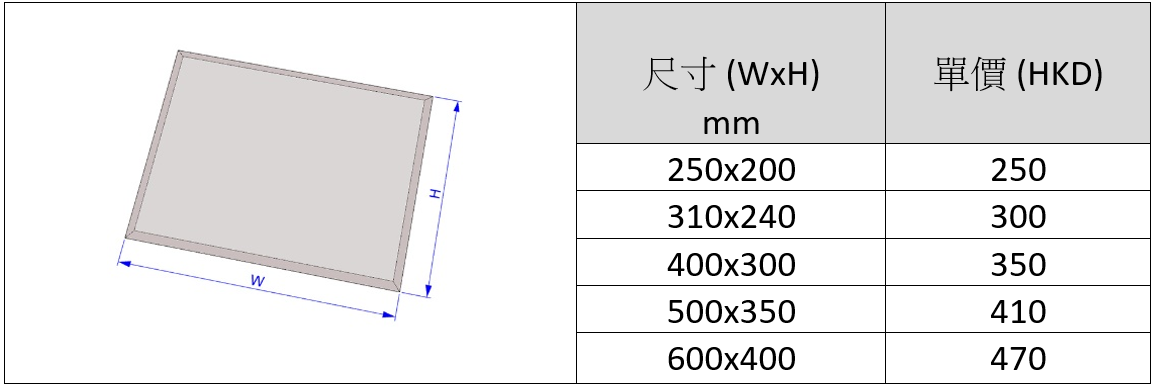CP01 證書牌匾
