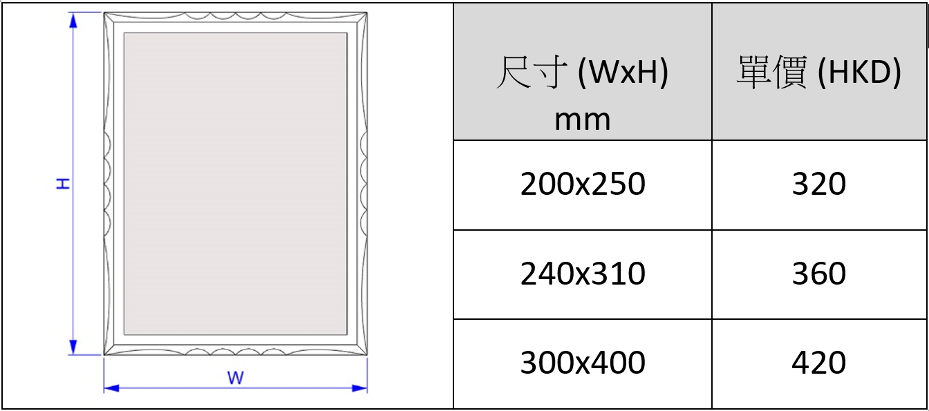 CP03 證書牌匾